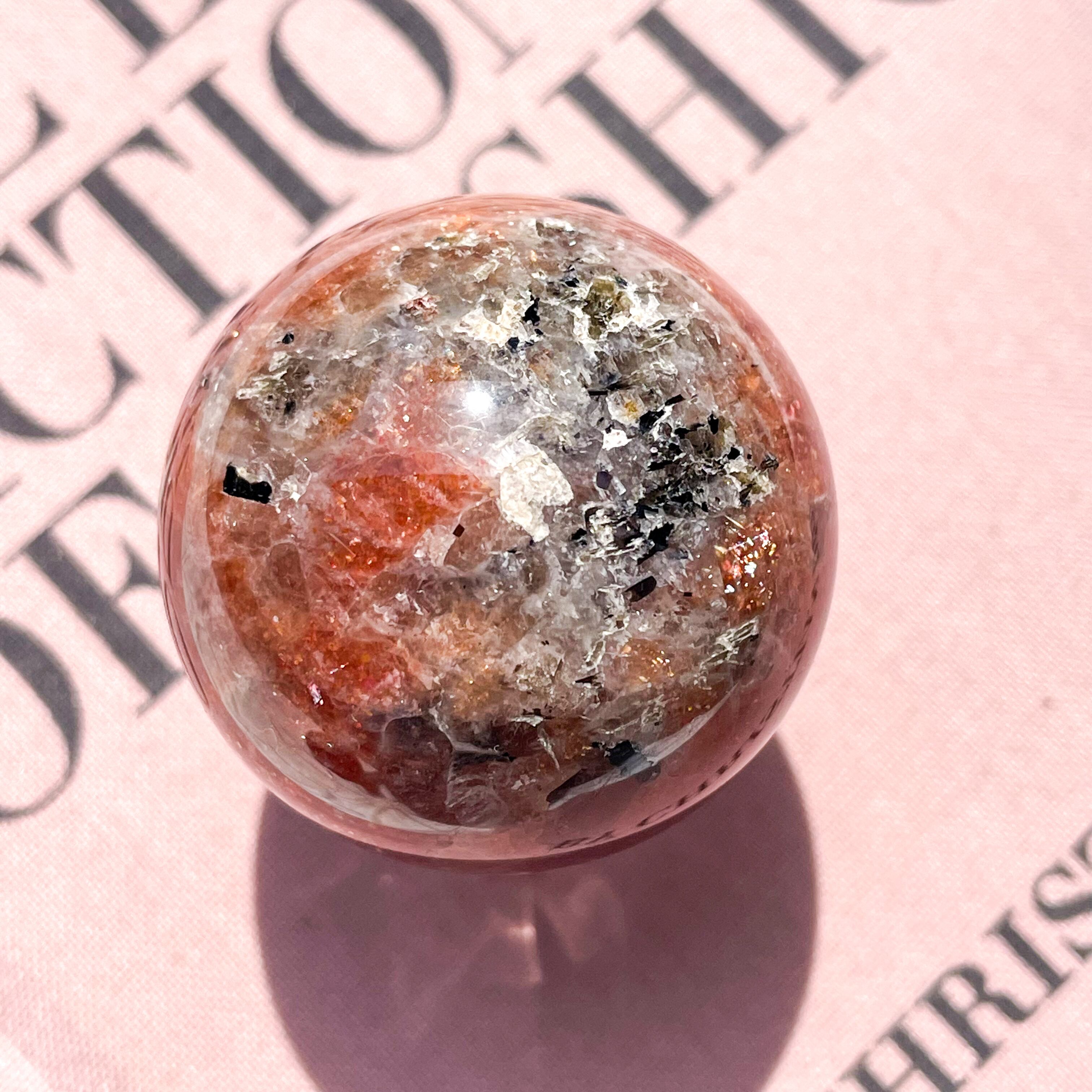 Sunstone ＆ Moonstone Sphere ✧ サンストーン & ムーンストーン | PAY ID