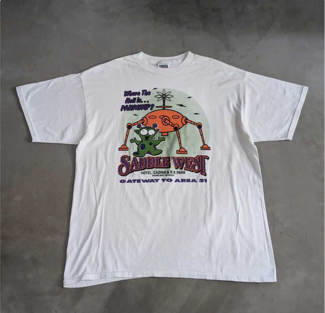 90s saddle west "GATEWAY TO AREA 51" tee 小岩店