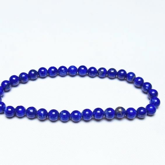 ラピスラズリ ブレスレット 5mm 一点物 メール便可 [M便 1/10] 111-48294