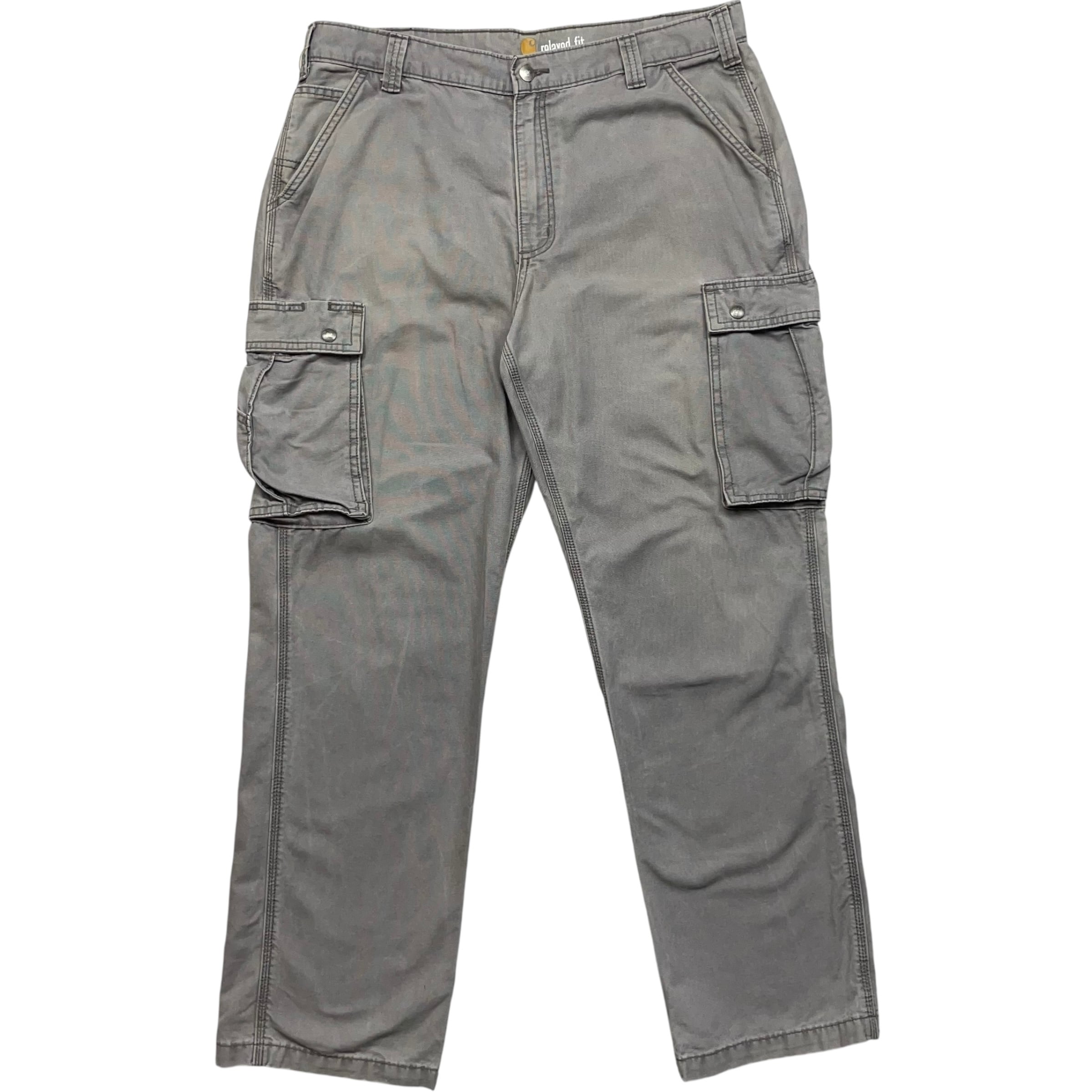 《実寸W39 L32》Carhartt カーハート ワークパンツ ペインターパンツ カーゴパンツ リラックスフィット グレー no.8803