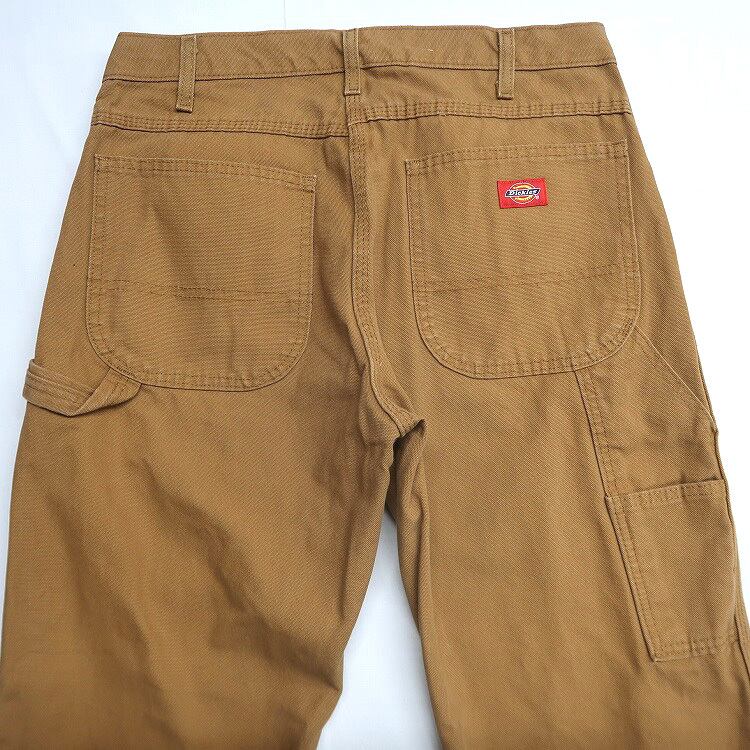 古着 ディッキーズ Dickies ワーク ダック ペインターパンツ イエロー