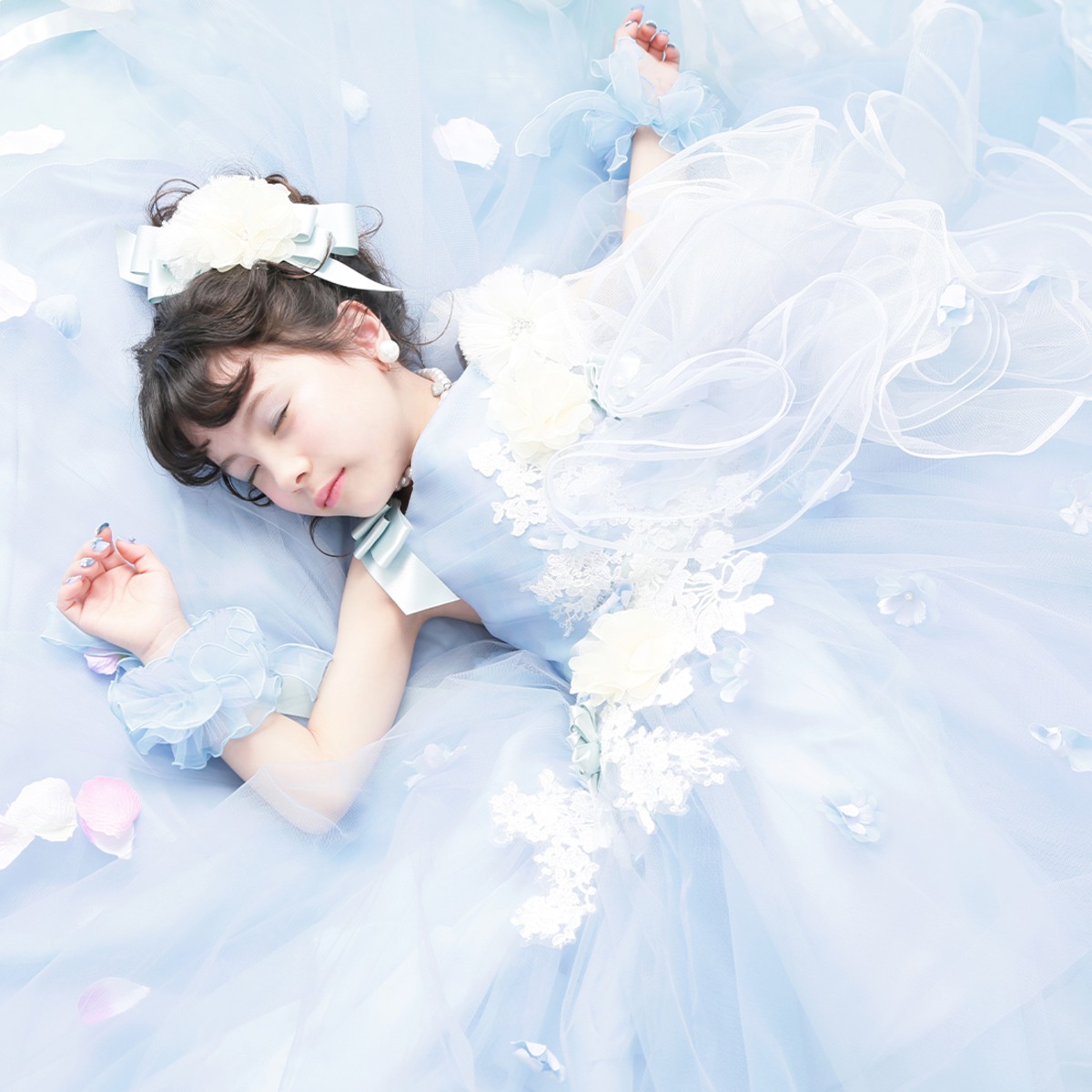 ドレス 1 130 レンタル リングガール 発表会ドレス キッズ 七五三ドレス Dr19 Sweet Drops 女の子 7歳8歳洋装 記念日を彩るトータルスタジオフォセット ネットショップ 衣裳レンタルや髪飾り グッズ販売