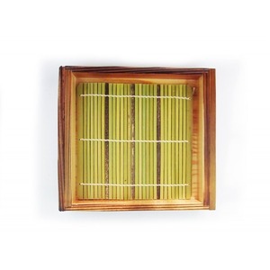 焼杉板そば　正角竹す付き