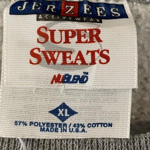 【JERZEES】90s USA製 刺繍 プリント XL スウェット トレーナー アメリカ古着