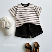 【取寄/韓国直送】VIVID-I 26/SM マルンボーダーTシャツ|夏服|韓国子供服