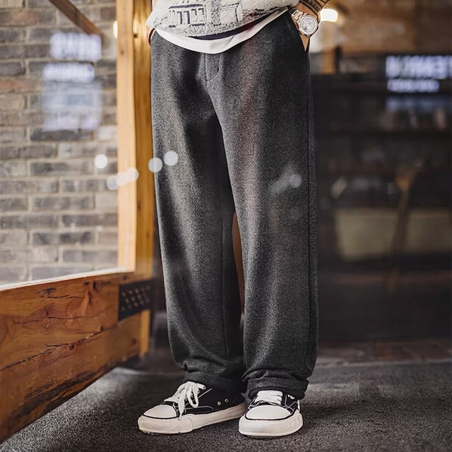 ドローストリング ワイド スウェットパンツ  H00018