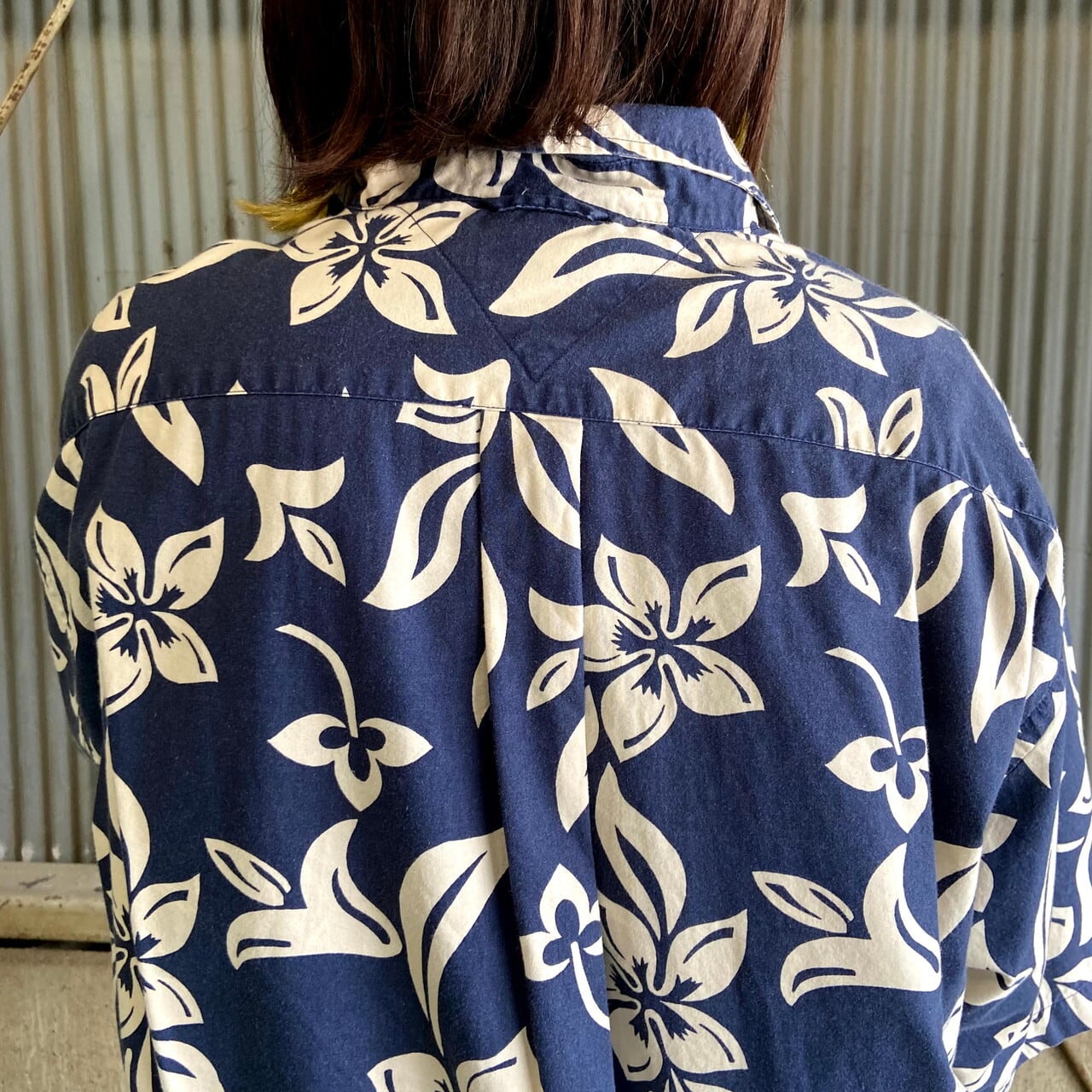 トミーヒルフィガー 90s ラガーシャツ 極厚コットン L 紺 刺繍 輸入 古着 TOMMYHILFIGAR/トミーヒルフィガー】ラガーシャツ | 古着屋KAKAVAKA