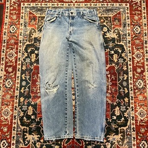 90s〜 Dickies デニム ペインターパンツ カーペンター W31 L30 W84cm ワーク バギー ワイド ヴィンテージ ペインター グランジ 濃紺 00s