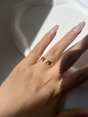 【SET】honeycomb ring