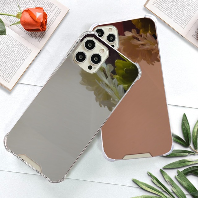 【Pinscher(ピンシャー)】 iPhoneSE用 2020/2022(第2/3世代) iPhone7用 iPhone8用 (シルバー) 4.7インチ ミラー ケース アイフォンSE用 ケース スマホケース カバー バンパー 鏡 鏡面 TPU 耐衝撃 擦り傷防止 軽量 薄型 pc004-se-s