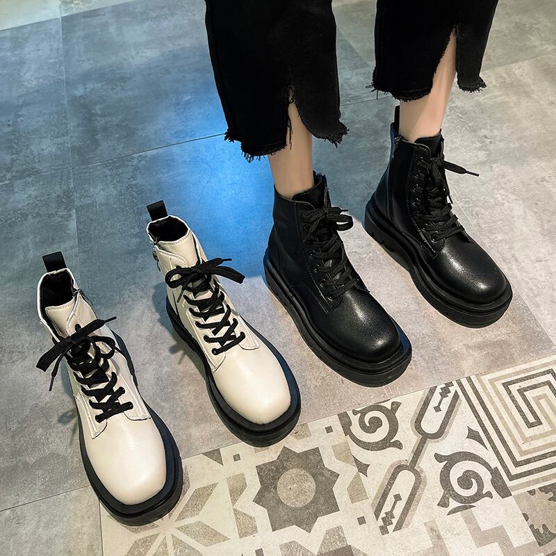 スタンダードショートブーツスプリングオータムシングルスタイル レトロ 靴 シューズ 春物 秋物 ラウンドトー 部族の婦人靴99840991406
