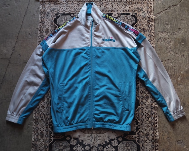 90s00s diadora track jacket ディアドラ ジャージ L-XL | adamsmith