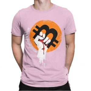 Tシャツ　BTC　Bitcoin（Revolution）　　BTC01-001