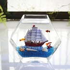 金魚鉢　水槽　テラリウム　花瓶　ガラス　透明　クリア　観葉植物　ガラス花器　おしゃれ　インテリア　卓上　玄関