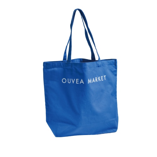 【OUVEA MARKET オリジナル】トートバッグ BLUE _ L