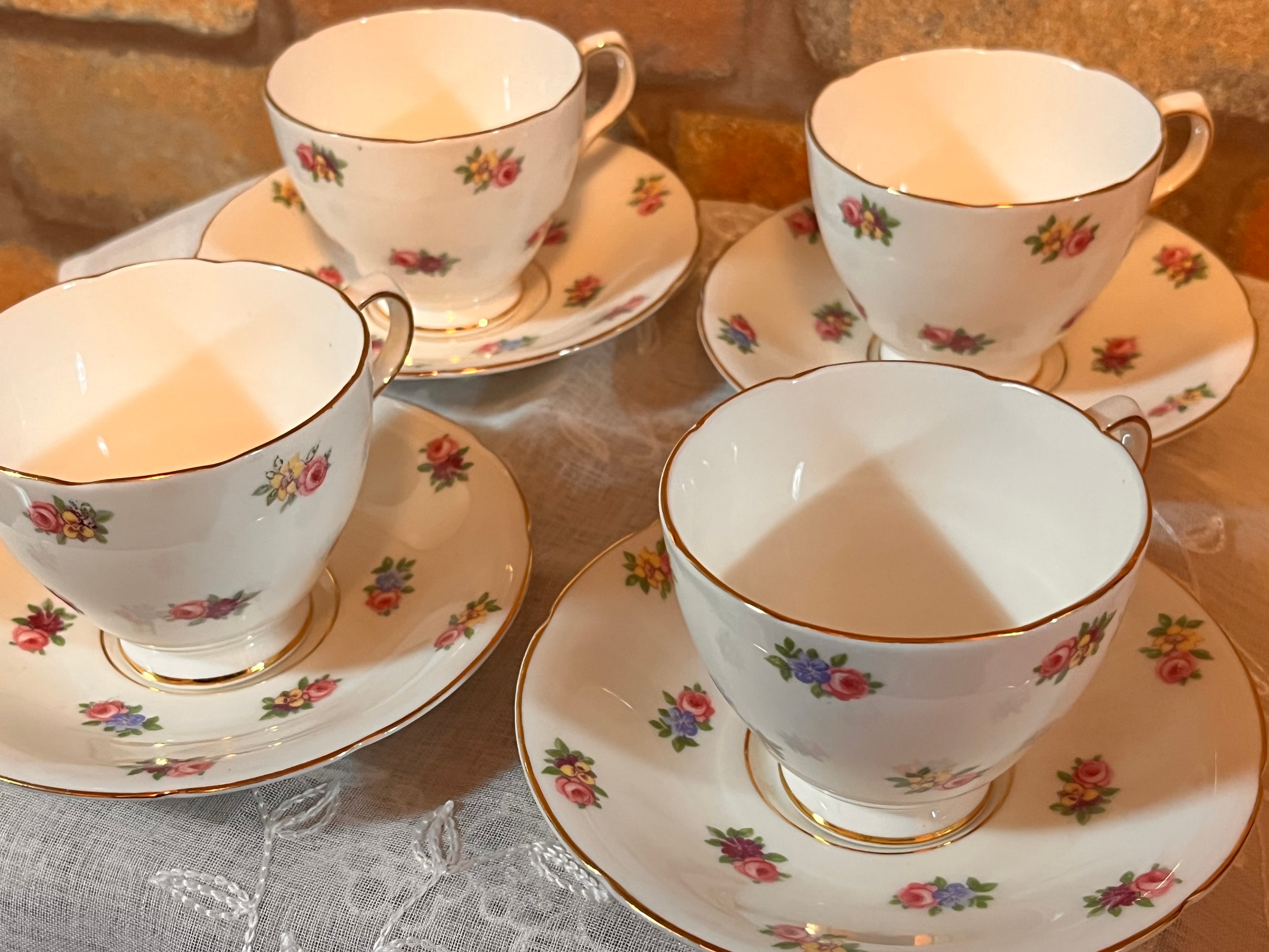 4客セット】サンプソンスミス OLD ROYAL BONE CHINA（1945-1963