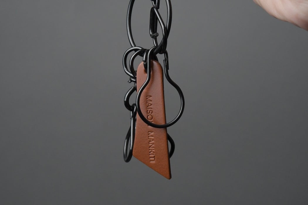 NEW DARUMA KEY RING □ブラック□ ＿ダルマキーリング＿