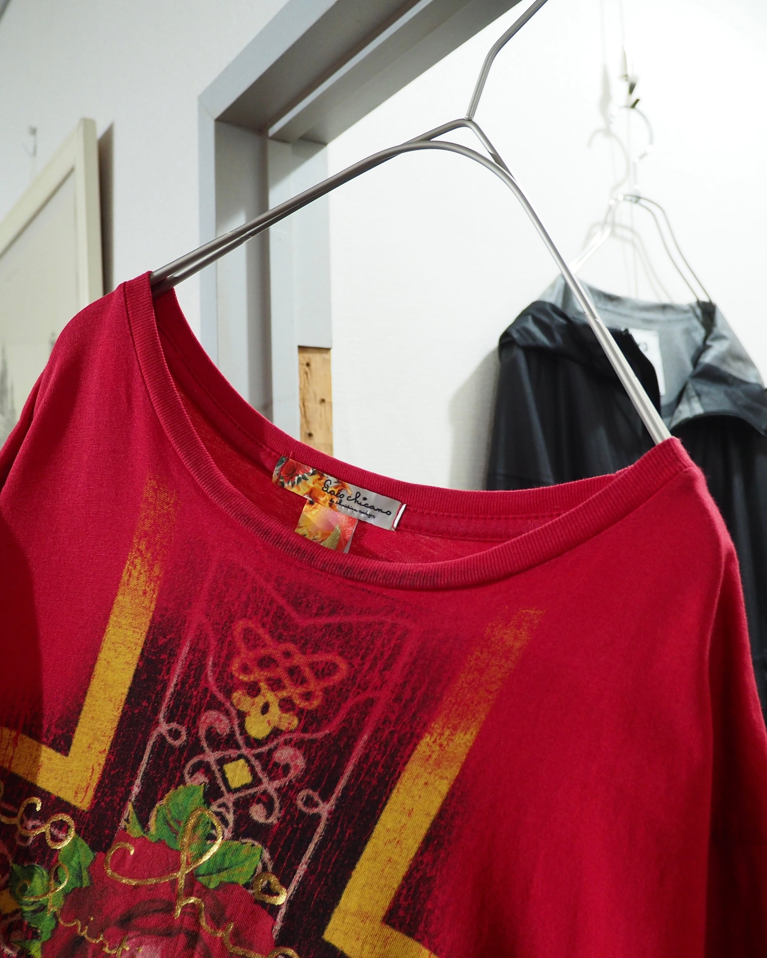 " Christian Audigier ‐ 聖母マリア " Virgin Mary Both sides Printed SS Tee ( Made in USA )