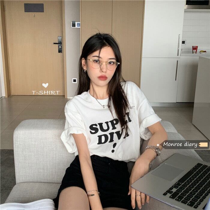 ホワイトTシャツ サマールーズ 夏物 モンロー3901899085