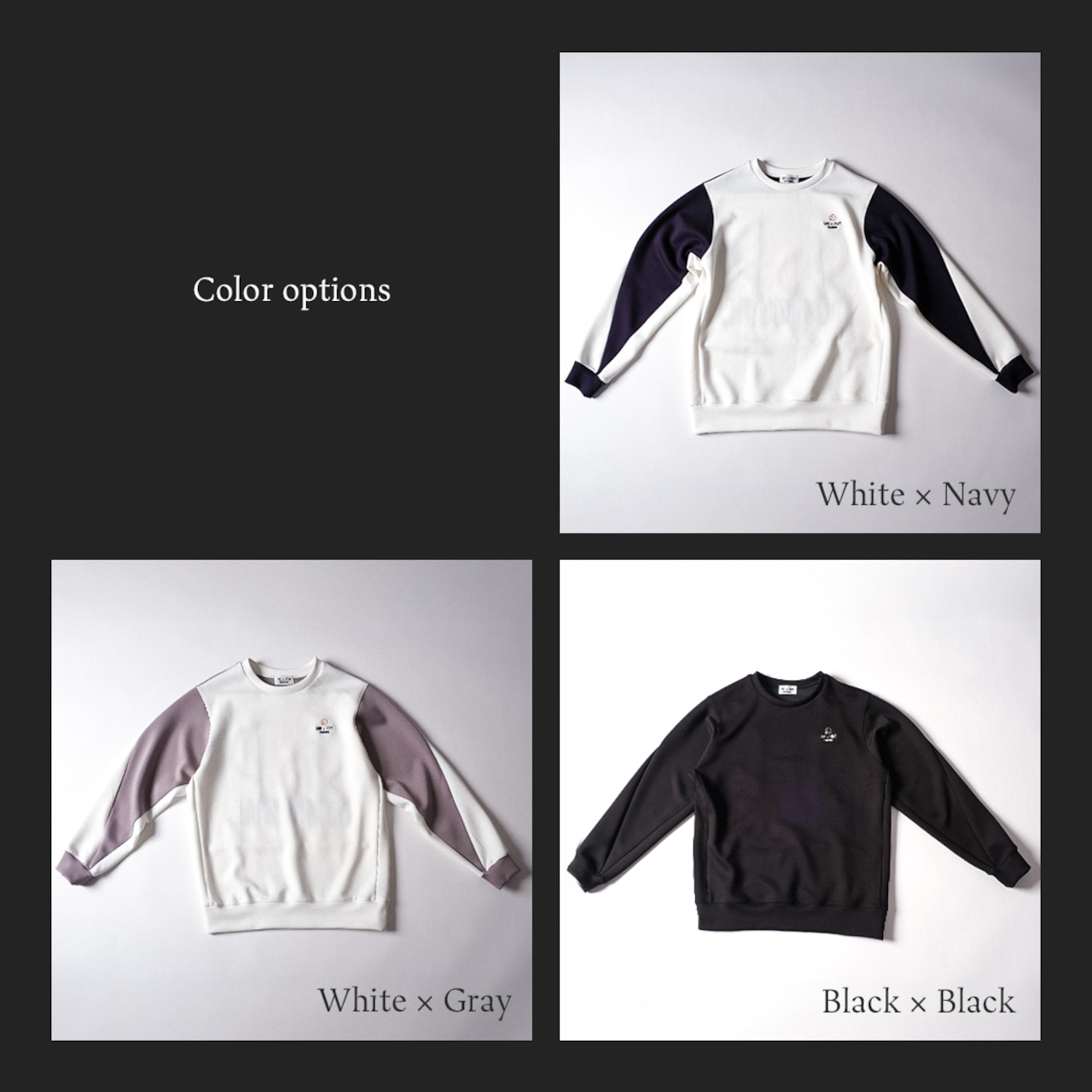 RDP刺繍切替ダンボールニットトレーナー