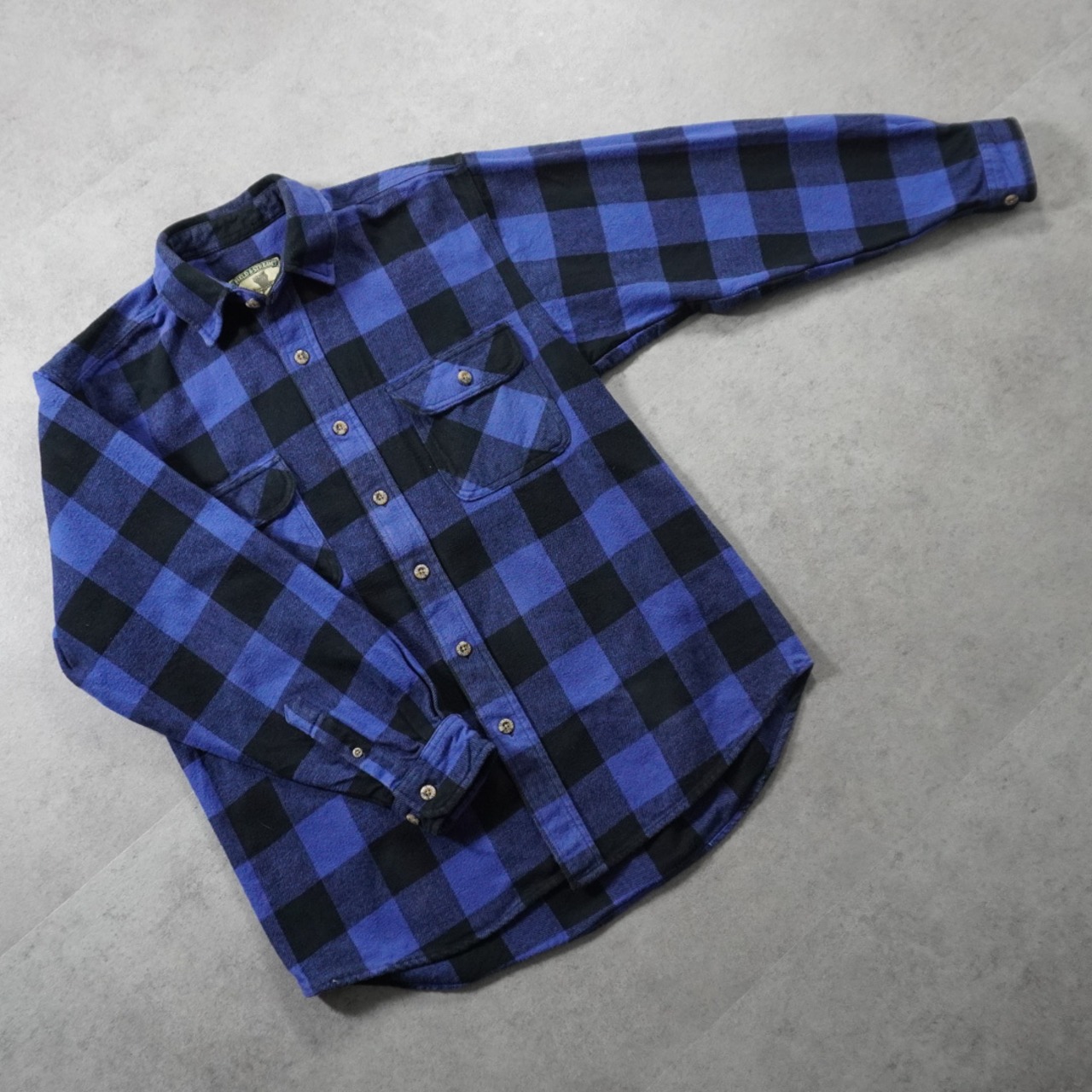 FIELD&STREAM heavy flannel shirt M 古着 - 9