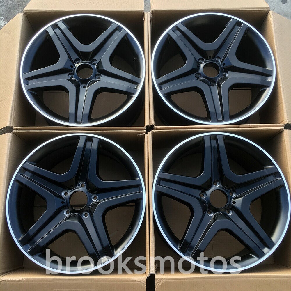 22インチ 5 スポーク ホイールセット 1998+ メルセデスベンツ G クラス