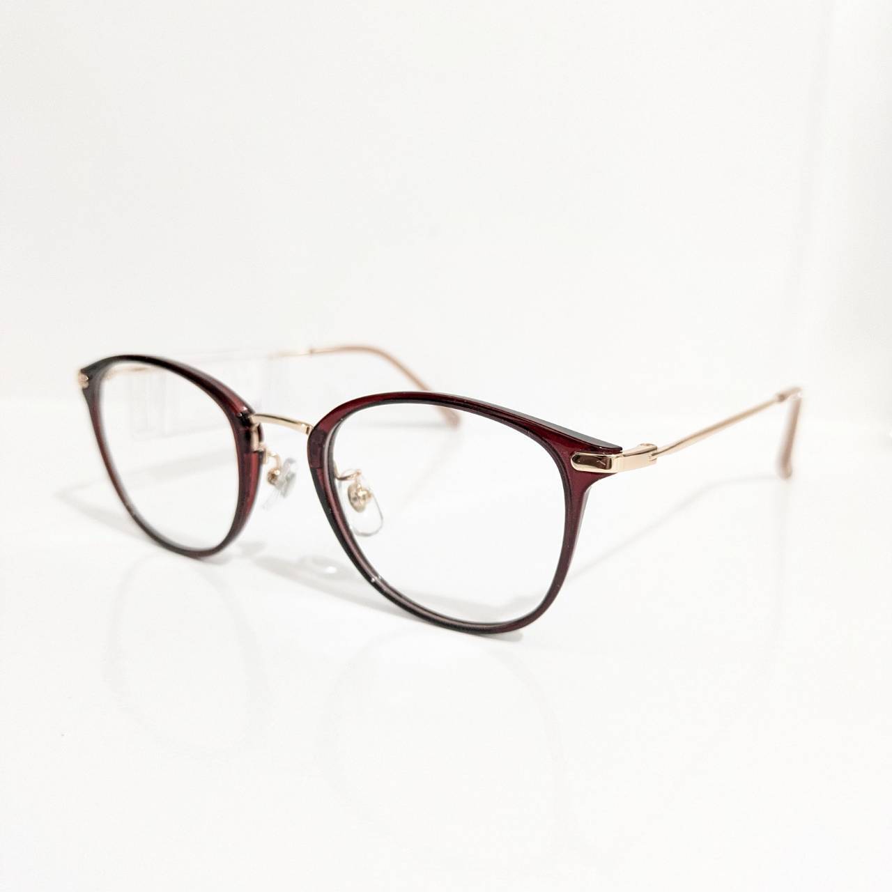 【Eyecandy】ボストンコンビフレーム ワインレッド