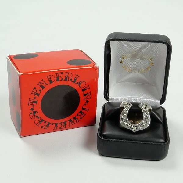 Size【13号】 TENDERLOIN テンダーロイン H.S RING SILVER/STONE