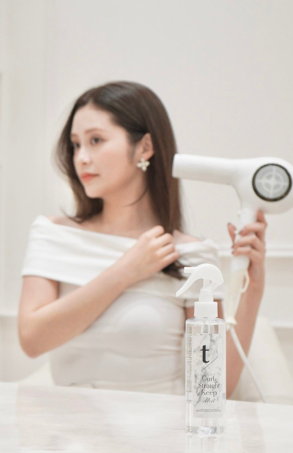 ≪新成分「トステア®」配合≫ t/ Curl & Straight Keep Mist（ティー 
