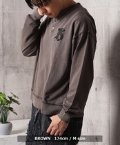 ◆ピグメント ヘンリーネックスウェット◆sb-g8421762n