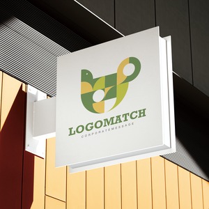 幸せの鳥のマグカップのロゴ