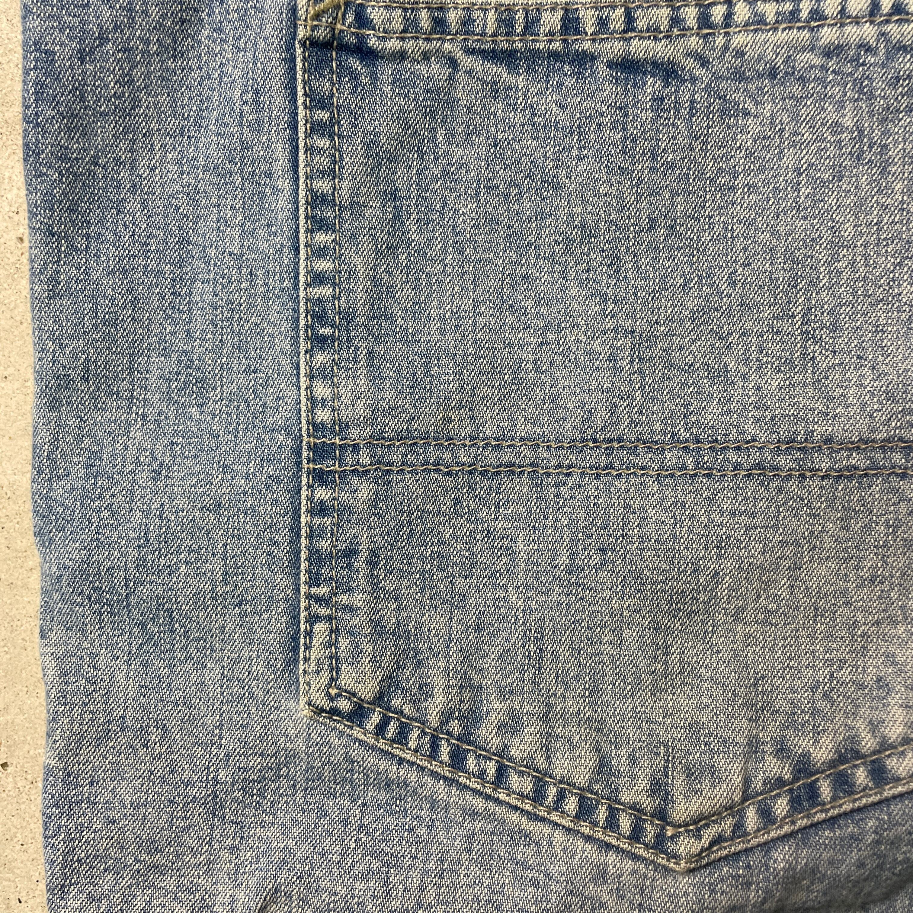 90年代 チュニジア製 Levi's リーバイス 70665 デニムカバーオール ブ