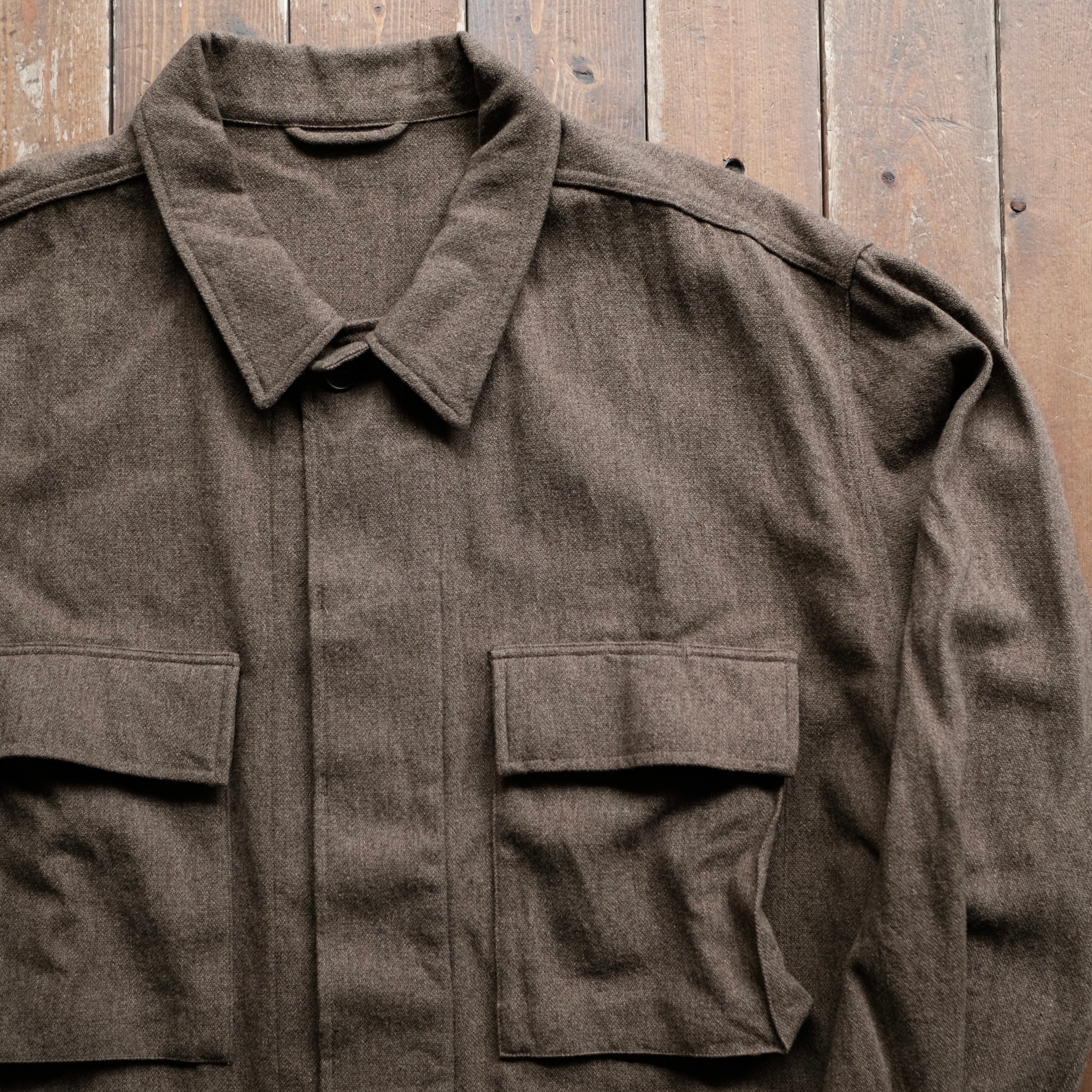 COMOLI 24AW KHAKI B.D.U JACKET | safarionline