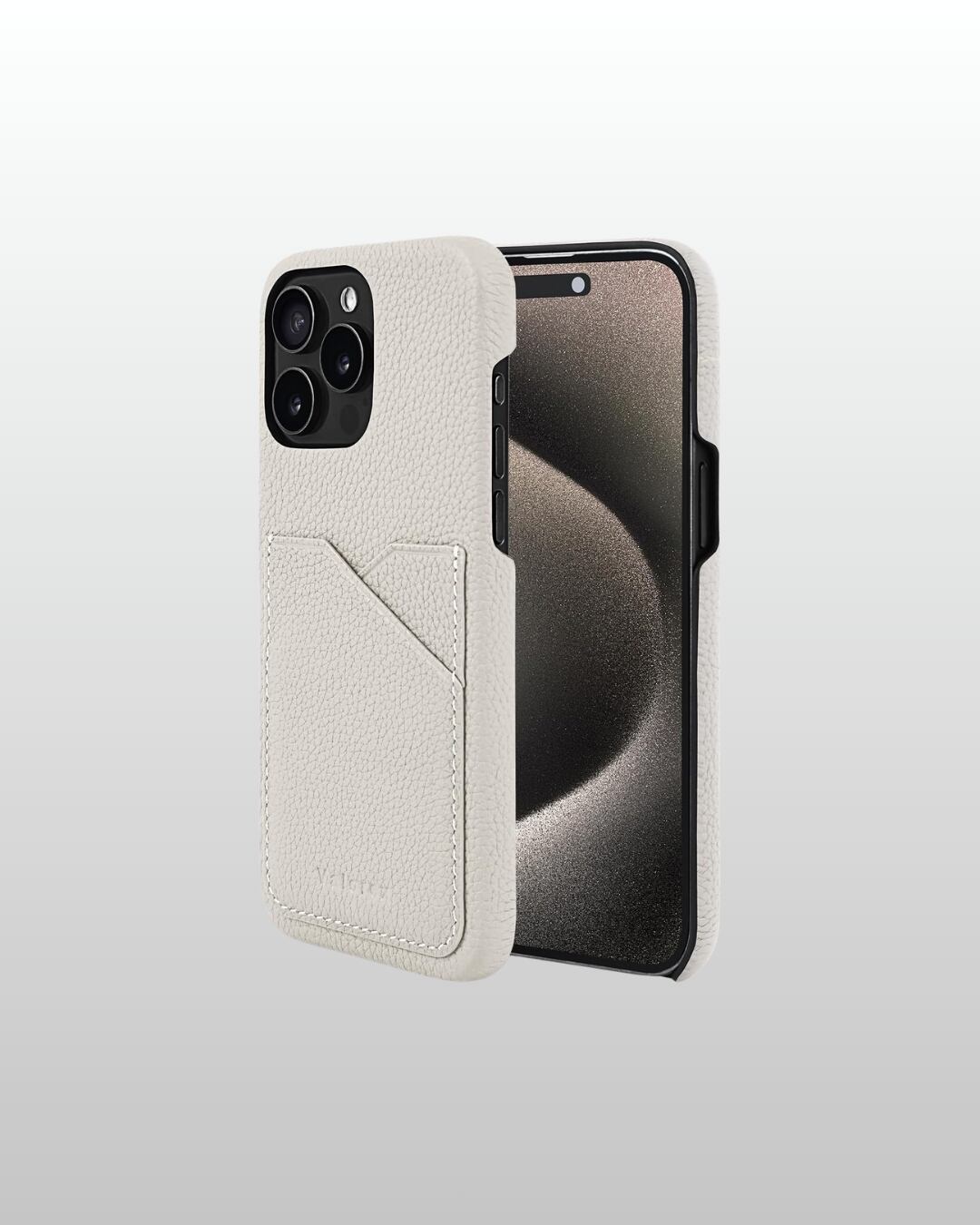 【iPhone15シリーズ】バックカバー型ケース トゴ アイボリー