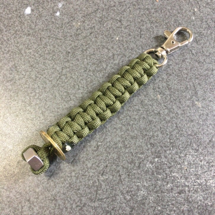 チャーム&パラコードキーホルダー パラコード キーホルダー Cobra nut coin | Mask shop JKING Paracord