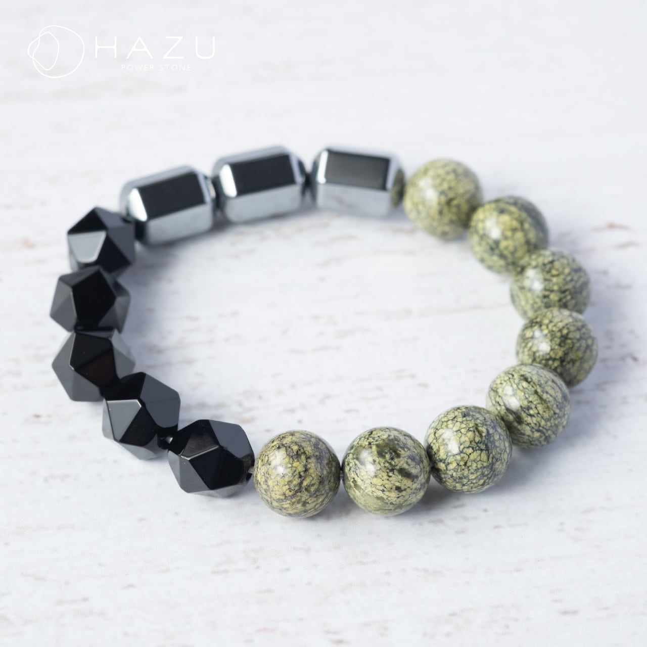 健康と魔除けの御守ブレス［薬王石／オニキス／テラヘルツ］ | 天然石HAZU