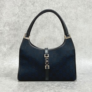 GUCCI グッチ GG柄 ジャッキーハンドバッグ ブラック 6754-202204