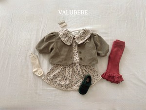 【予約/特典】valu bebe / Garnet flower skirt