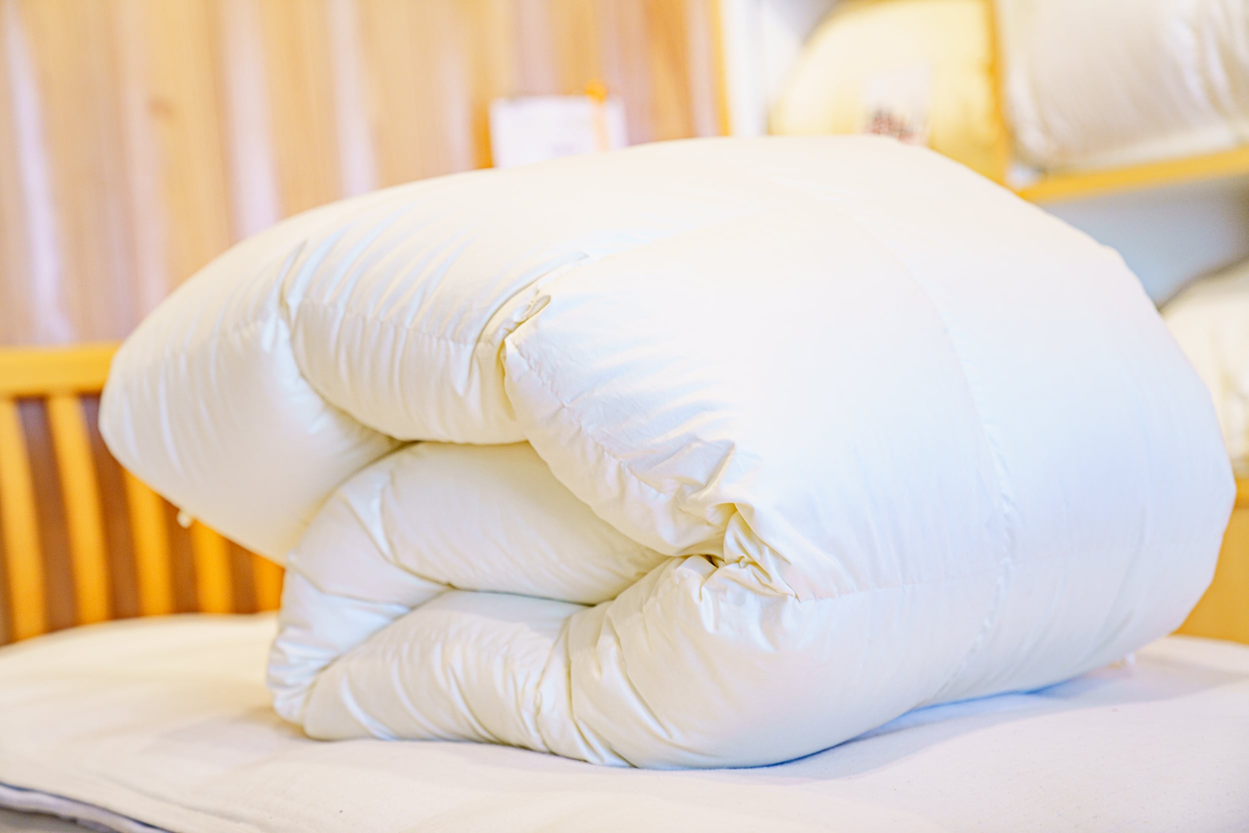 ドイツ産マザーグース95羽毛布団【送料無料】【DP460】【80サテン