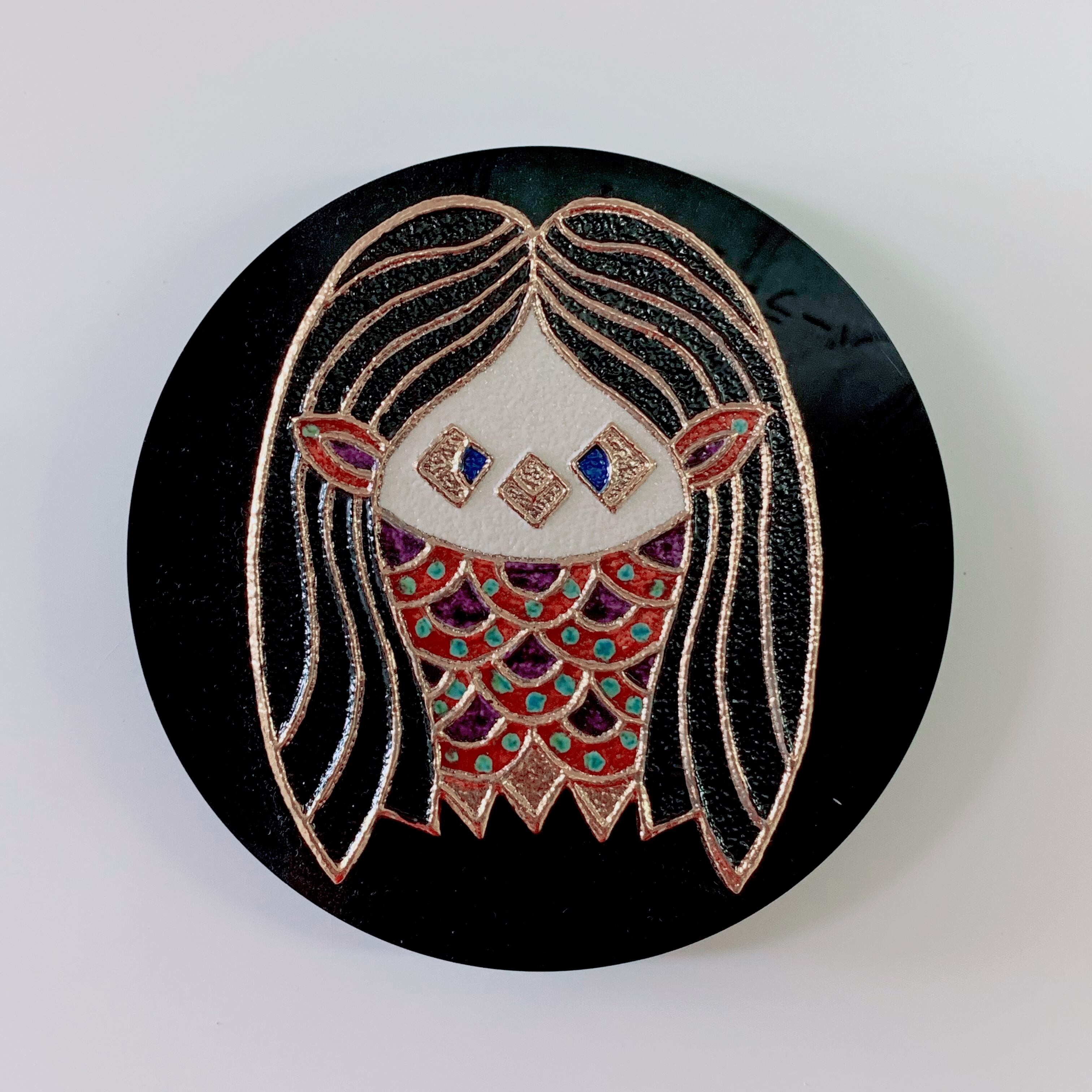 【限定】アマビエ様曼荼羅壁掛 (06)