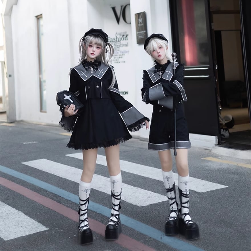 予約商品 ゴスロリ通販 With U 皇子系ロリィタ 3点 フルセット