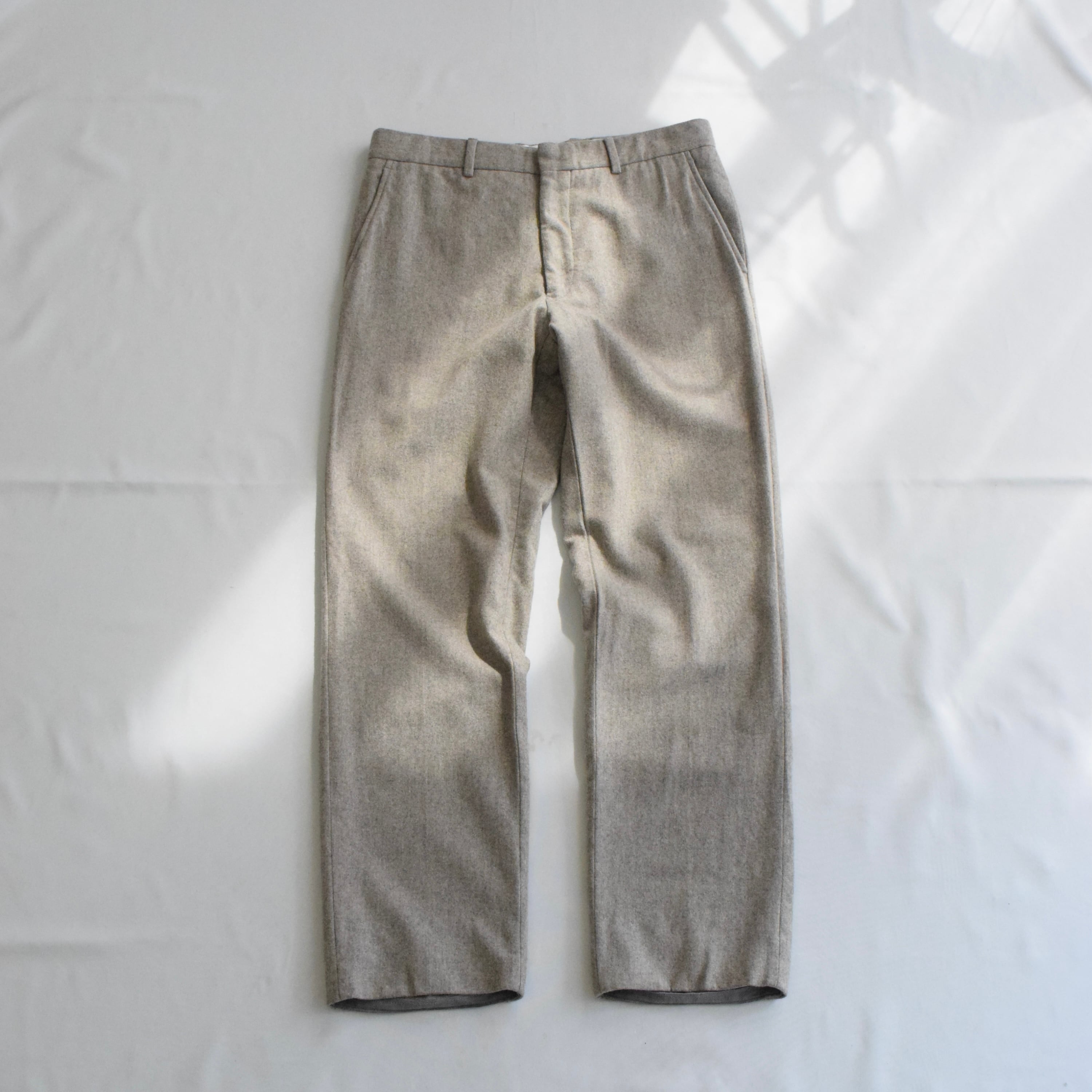 ヴィンテージ ラルフローレン ウール スラックス グレー 新品 LAUREN