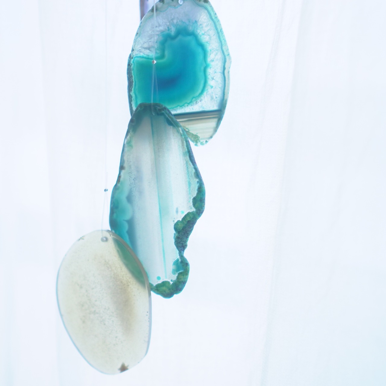 Blue Hawaii - アゲートヒーリングチャイム / Agate Sun Catcher Wind Chime 659