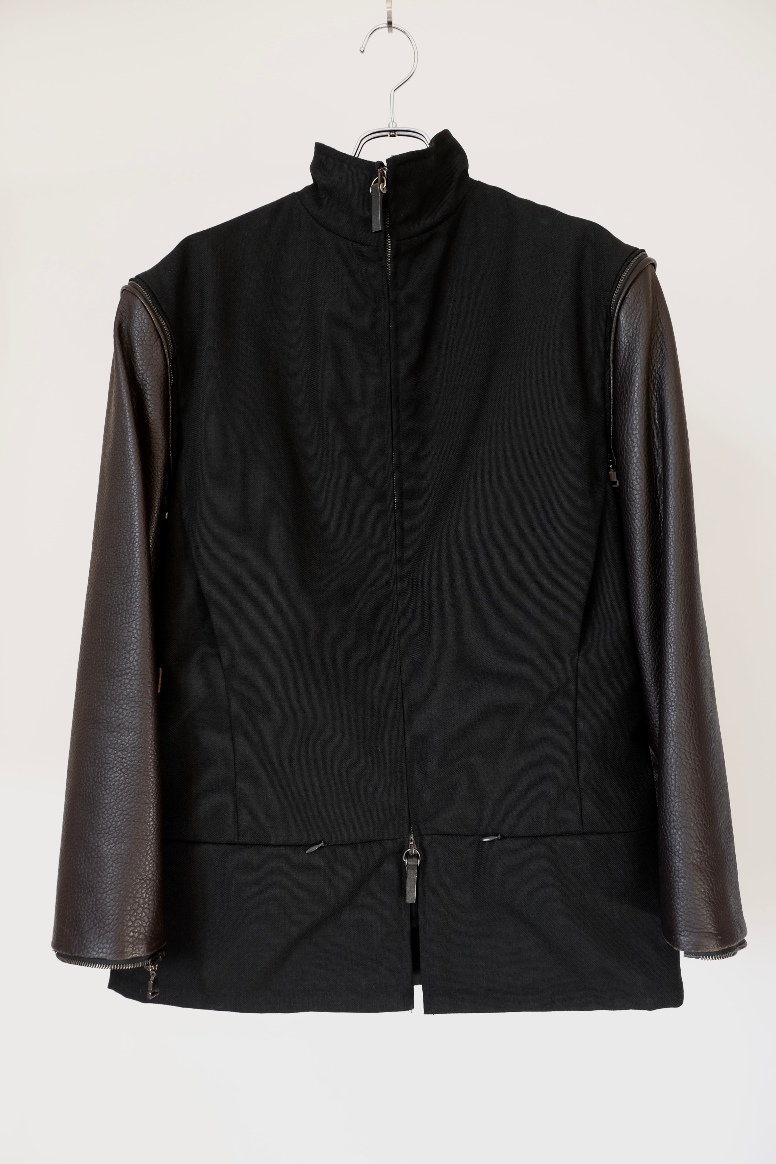F/W1999 Jean Paul Gaultier Homme - biker style zip tailored jacket