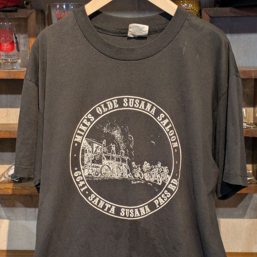 VINTAGE 90s バイカー Tシャツ L ブラック USED