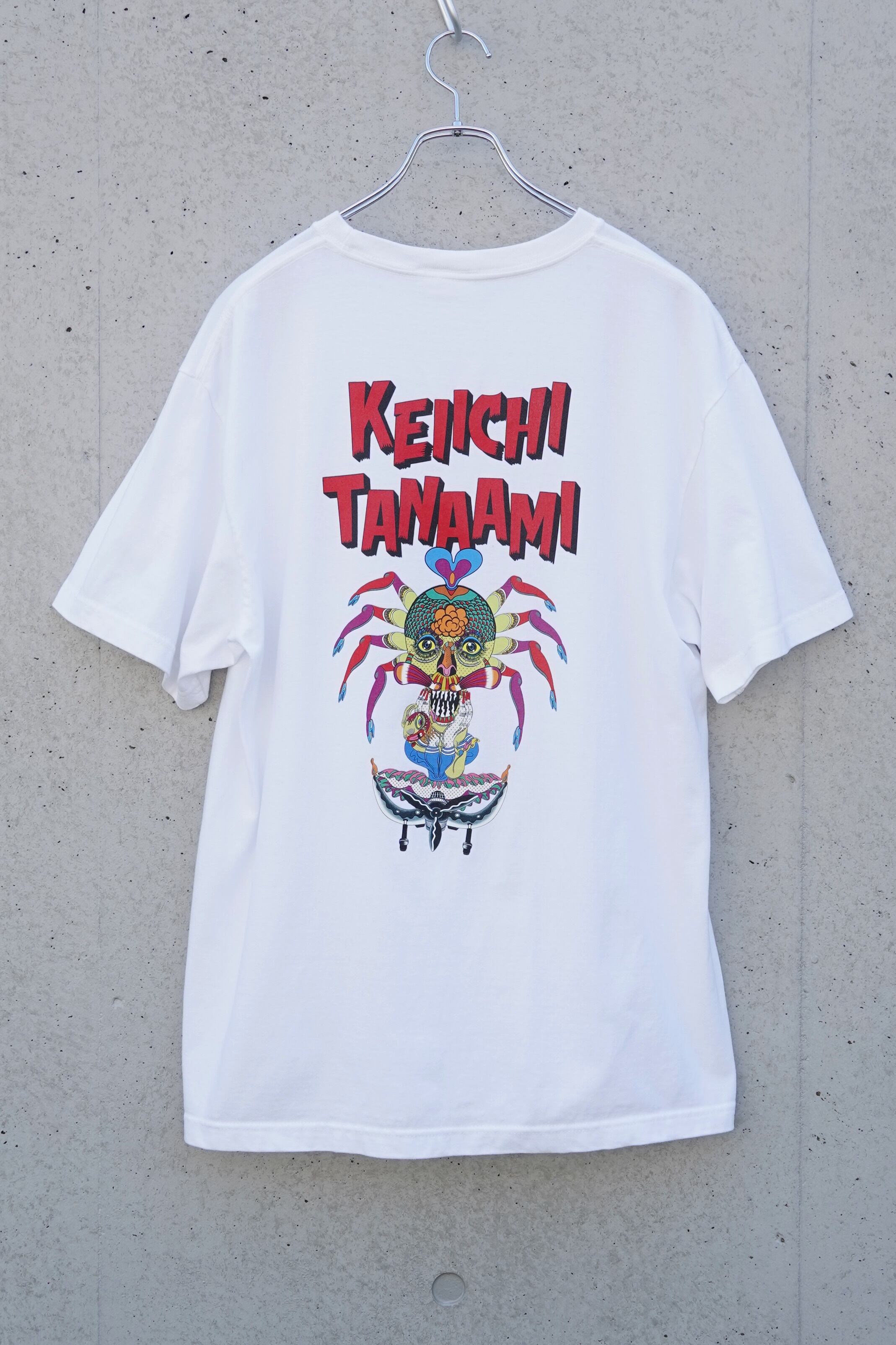 KEIICHI TANAAMI (田名網敬一 / タナアミ ケイイチ) × NANZUKA アートTシャツ "BLAM!" ホワイト XLサイズ