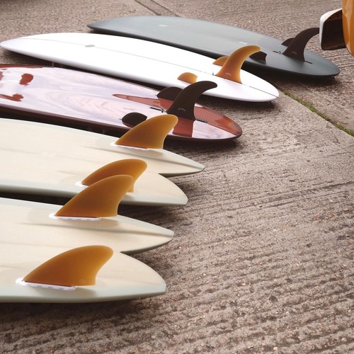 Fins  Twin Keel   Handmade  Olero Surfboards　ハンドメイド・キールフィン