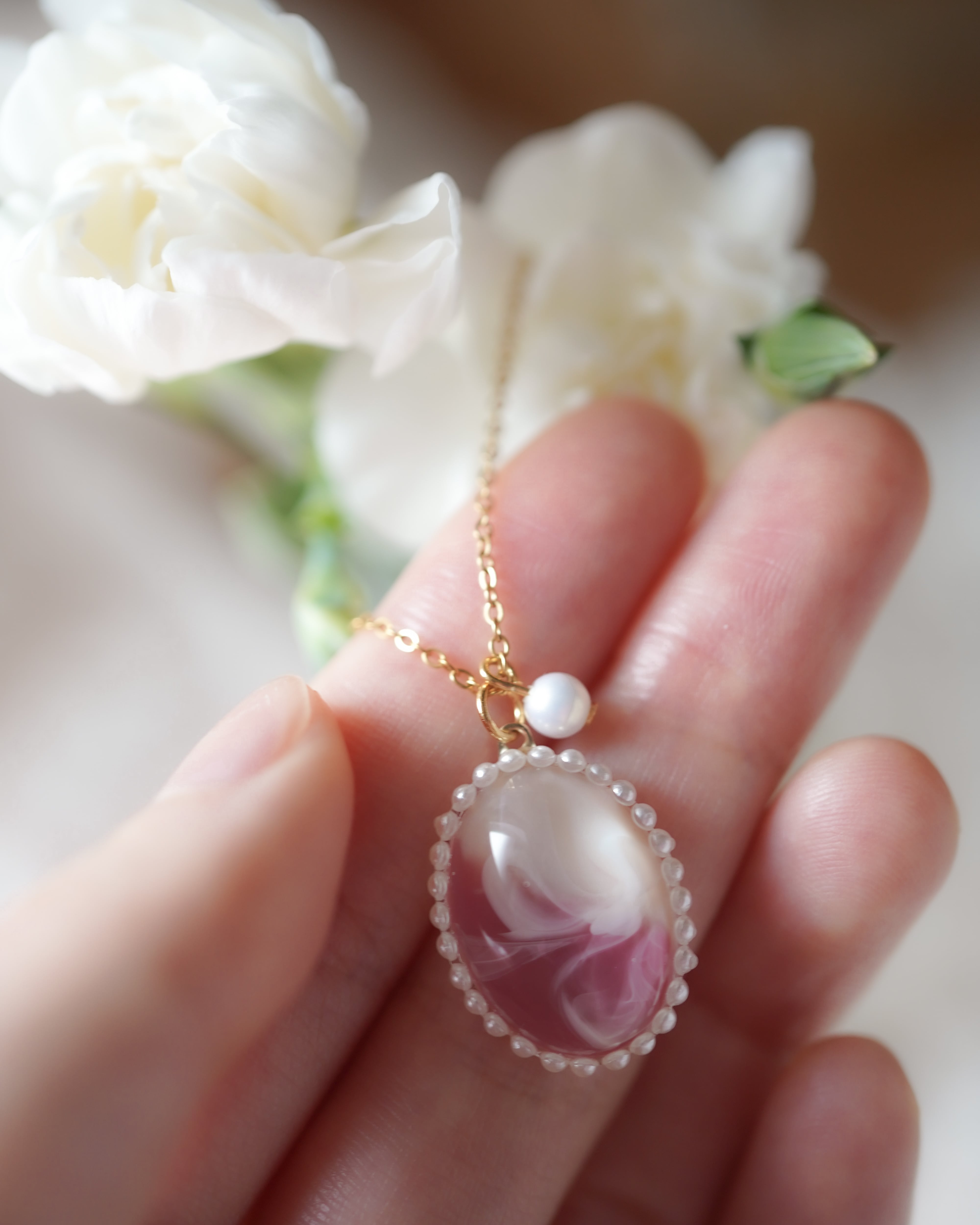 『 苺のショートケーキ 』ネックレス