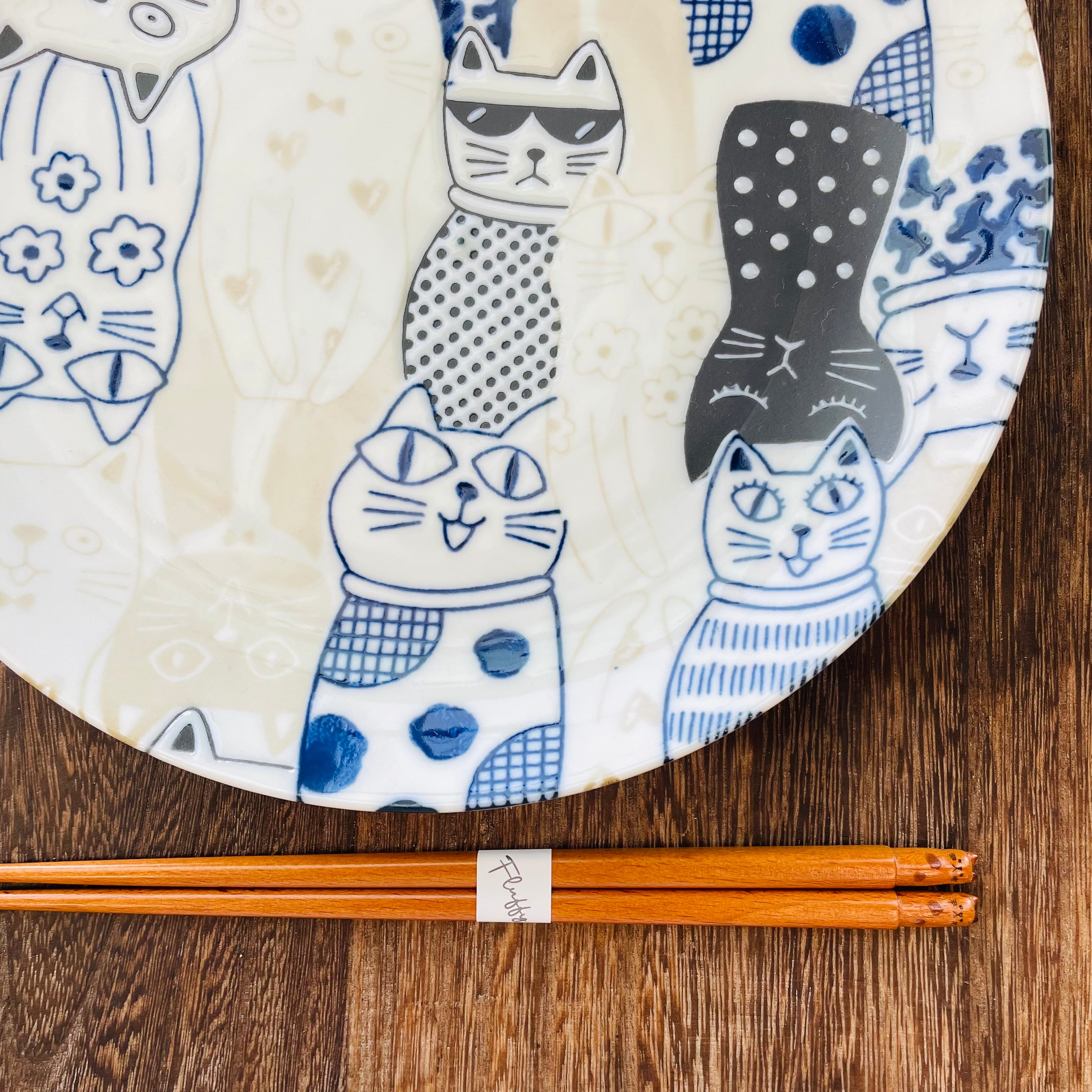 猫箸 受注制作 猫のお箸 箸・箸置き WOOD STUDIO KUZE'S 通販 9862466