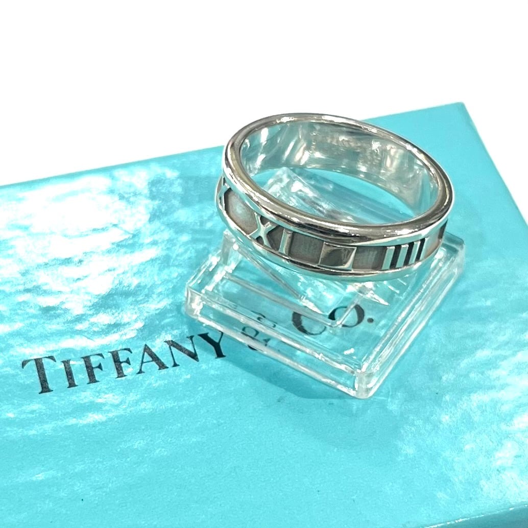 TIFFANY&CO】【21号】2634 時を纏う シルバー925号アトラスリング指輪